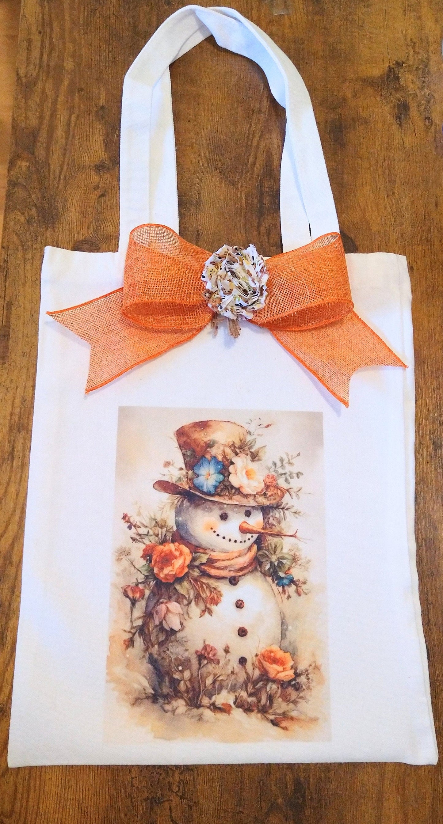 Snowman Tote Bag
