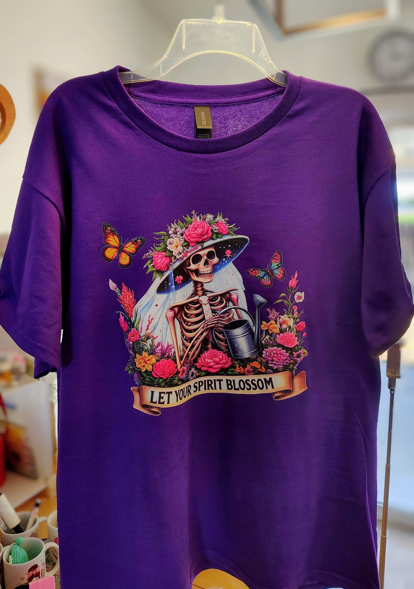 Halloween T-shirt, purple shirt, clothes, skulls, shirts, fall clothes,