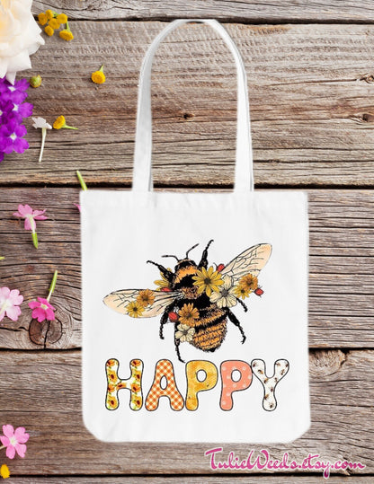 Tote bag, bee tote, purse, beach bag, shopping bag, coffee, drinking coffee, gift ideas, carry bag,