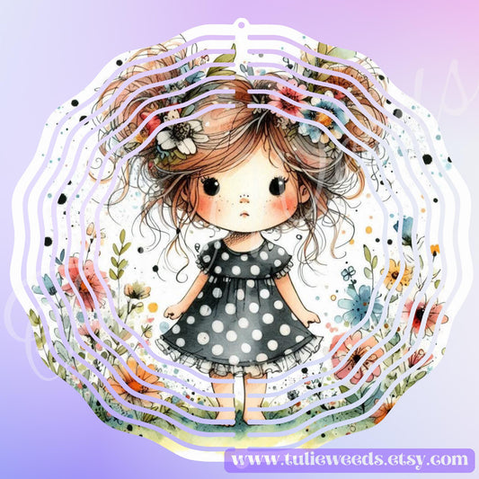 Wind spinners, yard decorations, spinners, metal signs, handmade sign, outdoor signs, tail ball spinner, swivel garden decoration, garden