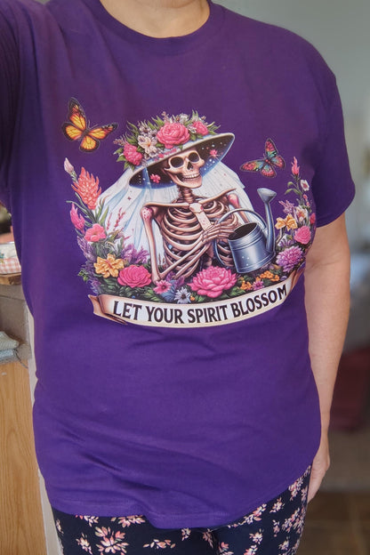 Halloween T-shirt, purple shirt, clothes, skulls, shirts, fall clothes,
