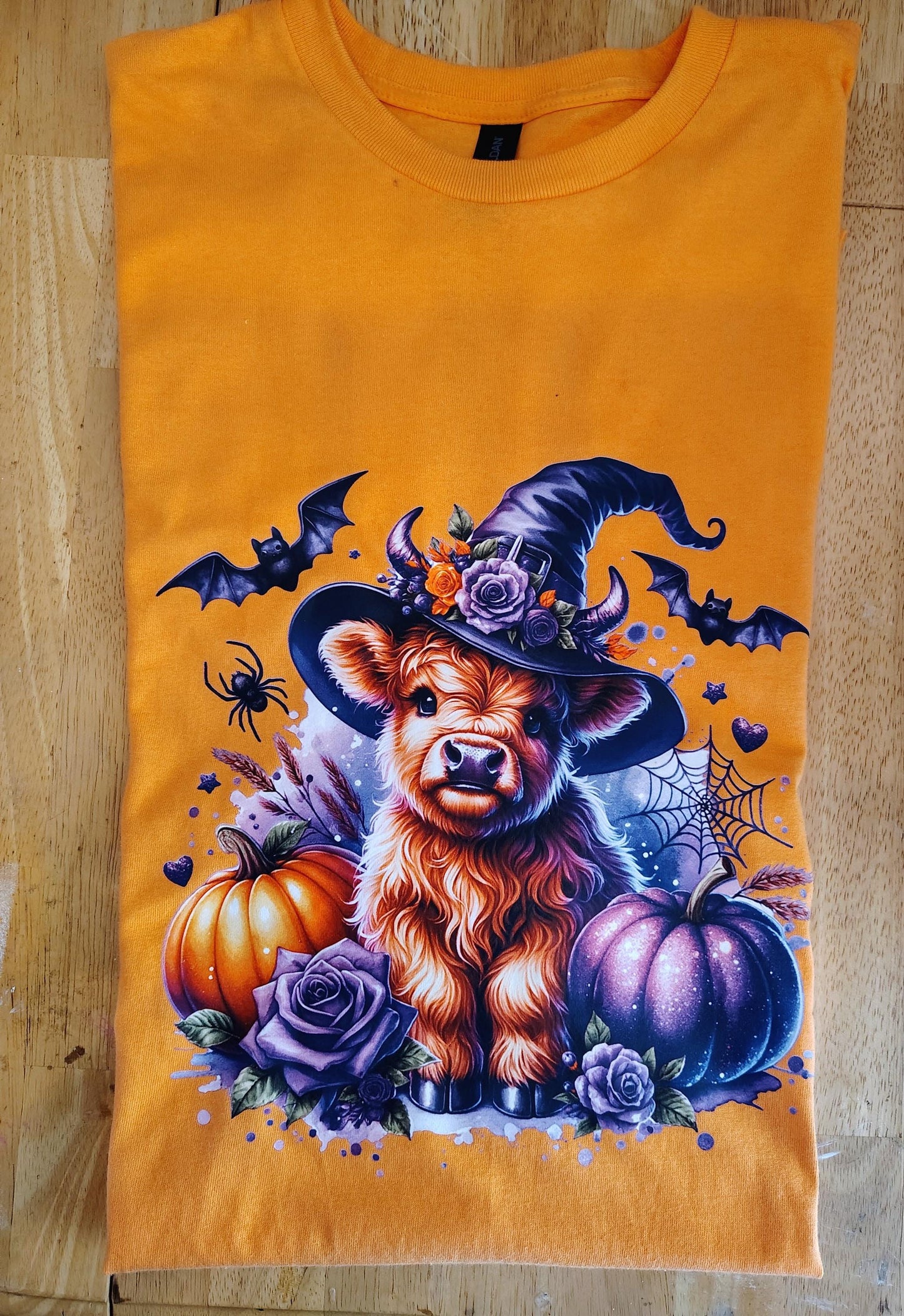 Halloween T-shirt, purple shirt, clothes, skulls, shirts, fall clothes,cows,orange clothes