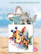 Tote bag, totes, handbag, picnic bag, shopping bag, book bag, purse, canvas, kids, beach bag, travel tote, giftbag, giraffes, baby shower