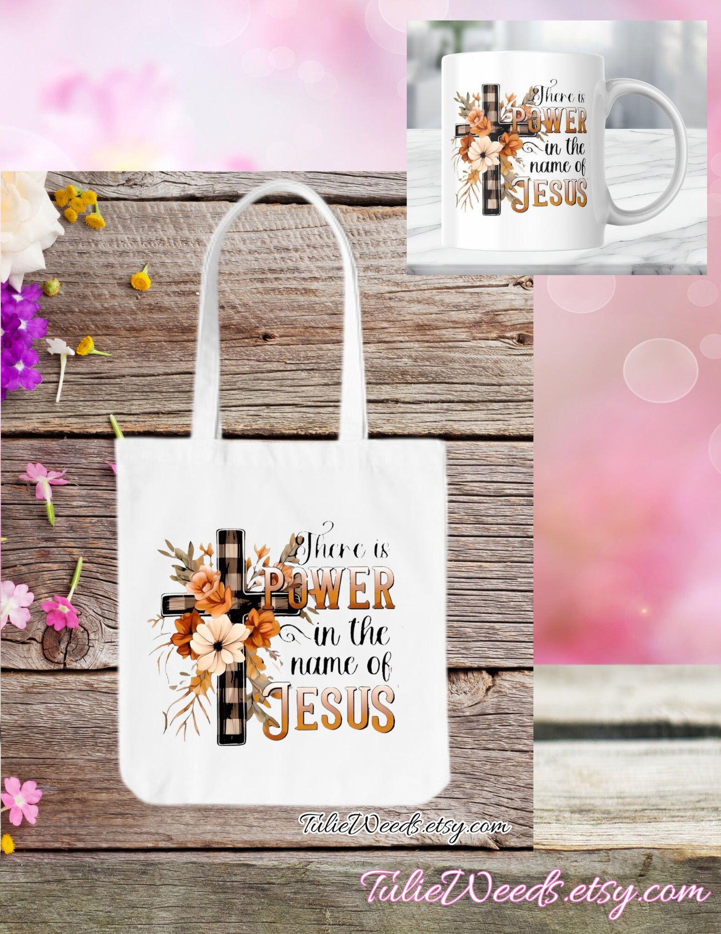 Tote bag & Mug Gift set, Mothers day, christian bags canvas tote, coffee mug, personalize, for mom, gift ideas, mom bag, drinking cup,hearts