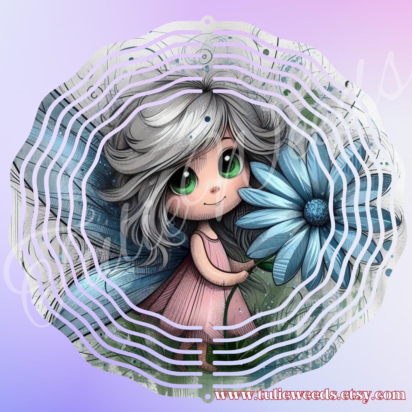 Wind spinners, yard decorations, spinners, metal signs, handmade sign, outdoor signs, tail ball spinner, swivel garden decoration, garden