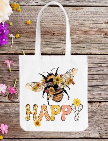Tote bag, bee tote, purse, beach bag, shopping bag, coffee, drinking coffee, gift ideas, carry bag,