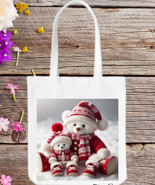 Holiday Bear Totes